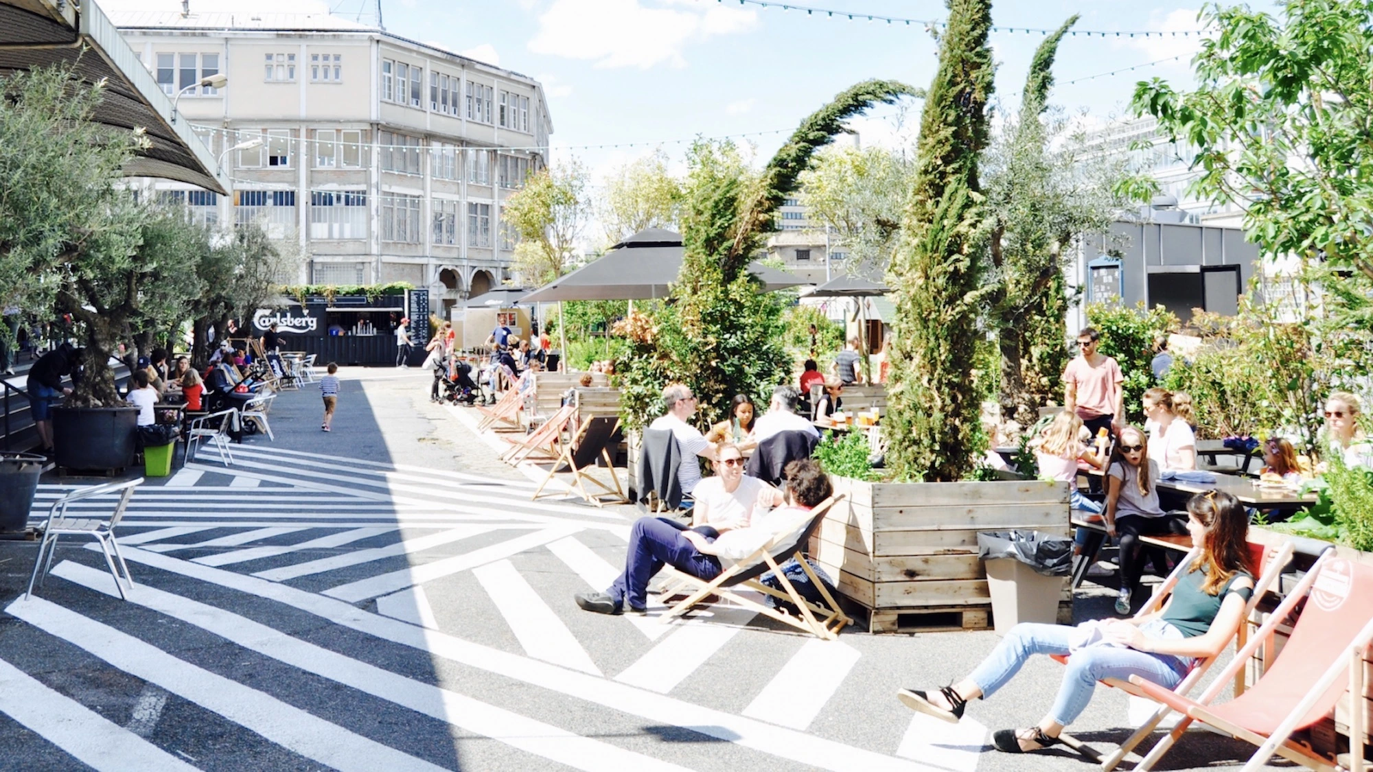 Espace culturel "Ground Control" dans le 12ème arrondissement de Paris.